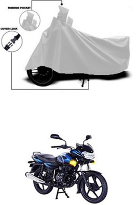 Billseye Two Wheeler Cover for Bajaj(Discover 125 DTS-i, Silver)