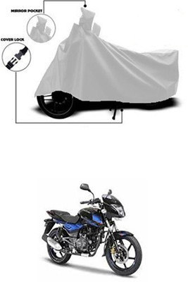 Billseye Two Wheeler Cover for Bajaj(Pulsar 150 DTS-i, Silver)