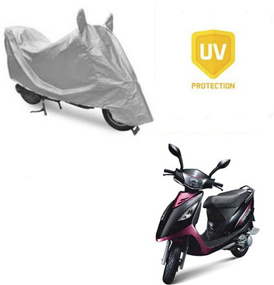 RPSENTTERPR Waterproof Two Wheeler Cover for TVS(Scooty Streak, Silver)