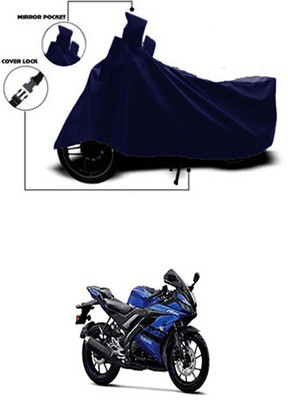 Mdstar Waterproof Two Wheeler Cover for Yamaha(Blue)