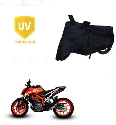 Mdstar Waterproof Two Wheeler Cover for KTM(Duke 390, Black)