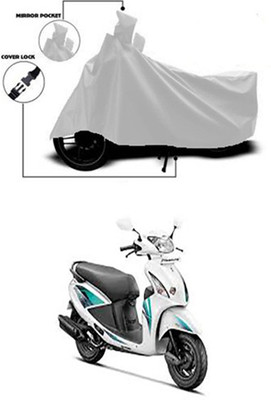 Billseye Two Wheeler Cover for Hero(Pleasure, Silver)