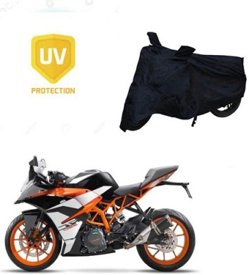 SRENTERPRISES Two Wheeler Cover for KTM(RD 350, Black)