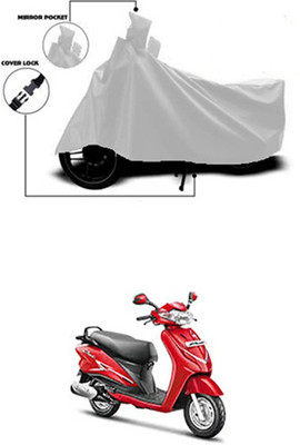 Billseye Two Wheeler Cover for Hero(Moto Corp Duet, Silver)