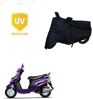 RPSENTTERPR Waterproof Two Wheeler Cover for Mahindra(Rodeo RZ, Black)