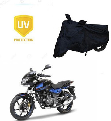 saanvi Waterproof Two Wheeler Cover for Bajaj(Pulsar 150 DTS-i, Black)