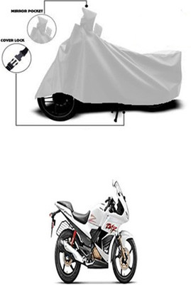 Billseye Two Wheeler Cover for Hero(Karizma ZMR, Silver)