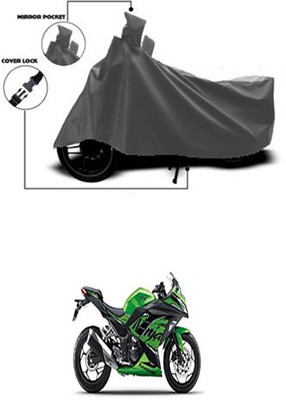 Billseye Two Wheeler Cover for Kawasaki(Ninja 300, Grey)