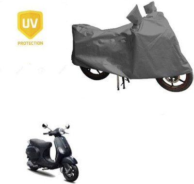 RPSENTTERPR Waterproof Two Wheeler Cover for Piaggio(Vespa LX, Grey)