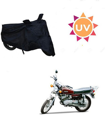 saanvi Waterproof Two Wheeler Cover for Yamaha(RX 100, Black)