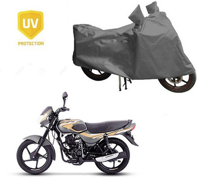 RPSENTTERPR Waterproof Two Wheeler Cover for Bajaj(CT100, Grey)