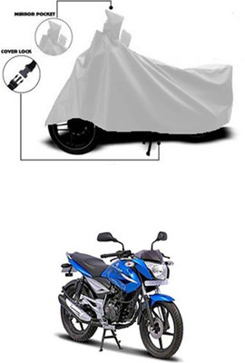 Royalrich Two Wheeler Cover for Bajaj(XCD 125cc, Silver)