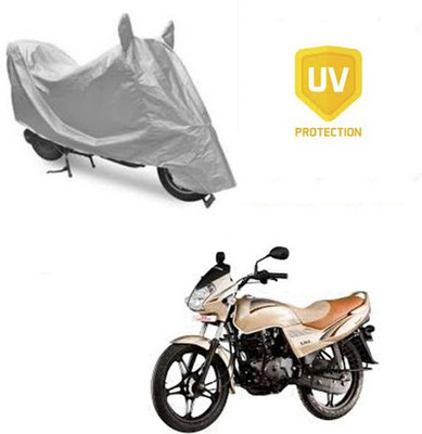 SRENTERPRISES Two Wheeler Cover for LML(Freedom, Silver)
