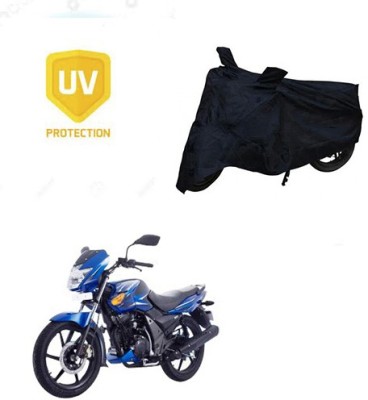 MMSSTAR Waterproof Two Wheeler Cover for TVS(Flame SR125, Black)