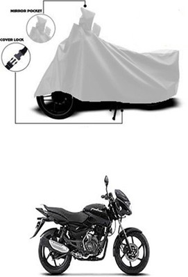 Billseye Two Wheeler Cover for Bajaj(Pulsar 150, Silver)