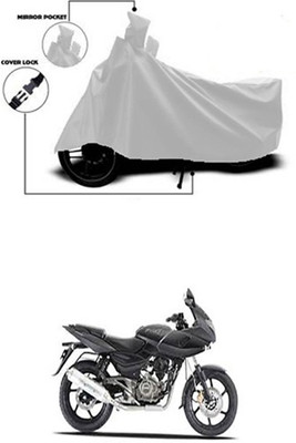 Billseye Two Wheeler Cover for Bajaj(Pulsar 220 DTS-i, Silver)