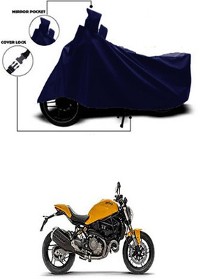 Royalrich Two Wheeler Cover for Ducati(Monster 82, Blue)