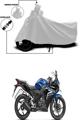 Billseye Two Wheeler Cover for Honda(CBR 150R, Silver)