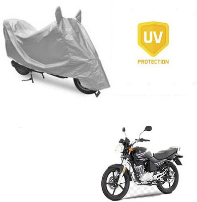 SRENTERPRISES Two Wheeler Cover for Yamaha(Libero, Silver)