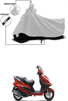 Billseye Two Wheeler Cover for Kinetic(Silver)