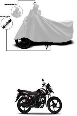 Royalrich Two Wheeler Cover for Mahindra(Pantero, Silver)