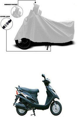 Billseye Two Wheeler Cover for Kinetic(Silver)