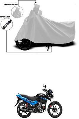 Billseye Two Wheeler Cover for Hero(Glamour, Silver)