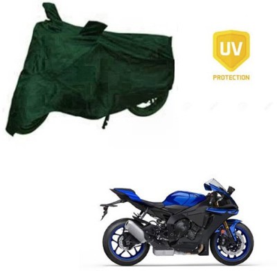 RPSENTTERPR Waterproof Two Wheeler Cover for Yamaha(YZF R1, Green)