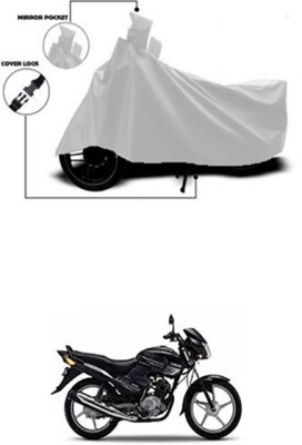 Royalrich Two Wheeler Cover for Yamaha(YBR 125, Silver)