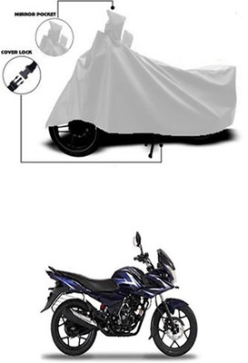 Royalrich Two Wheeler Cover for Bajaj(Silver)