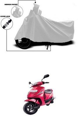 Billseye Two Wheeler Cover for Mahindra(Kine, Silver)
