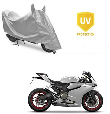 saanvi Waterproof Two Wheeler Cover for Ducati(899 Panigale, Silver)