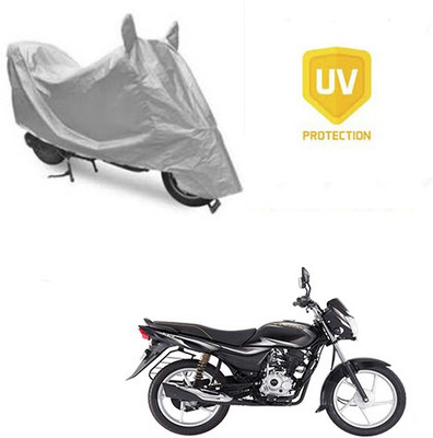 RPSENTTERPR Waterproof Two Wheeler Cover for Bajaj(Platina 100 DTS-i, Silver)