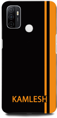 GRAFIQE Back Cover for OPPO A53 CPH2127/CPH2139 KAMLESH, KAMLESH NAME(Multicolor, Shock Proof, Pack of: 1)