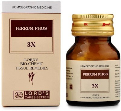 LORD'S Ferrum Phos 3X Tablets(25 g)