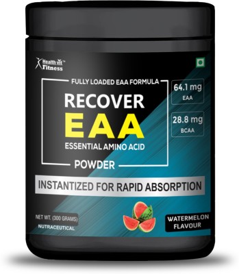 HealthVit Fitness EAA Essential Amino Acid Powder – 300gm Watermelon Flavour EAA (Essential Amino Acids)(300 g, Watermelon)