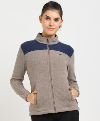 Wildcraft Full Sleeve Color Block Women Sweatshirt