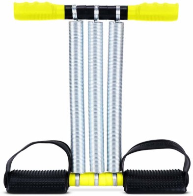 Manogyam Triple Springs Tummy Trimmer Waist Trimmer Body Toner Abdominal Leg Biceps Ab Exerciser(Yellow, Black)