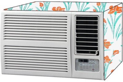 JM Homefurnishings Air Conditioner  Cover(Width: 79 cm, Pomegranate, Flamingo)