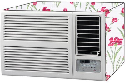 JM Homefurnishings Air Conditioner  Cover(Width: 78 cm, Milano Red, Grey Nurse)