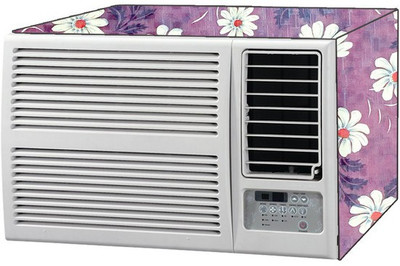 JM Homefurnishings Air Conditioner  Cover(Width: 67 cm, White, Multi)