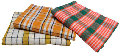 MPS Cotton 350 GSM Bath Towel Set(Pack of 3)