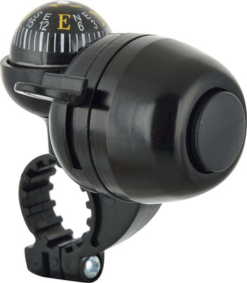 DSTECHBAR Cycle Compass Bell Bike Navigation Direction identifier Handlebar Bell Bell(Black)