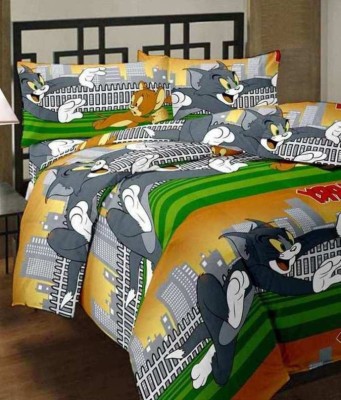 Vinayak Enterprises Cartoon Double Dohar for  AC Room(Poly Cotton, Multicolor)