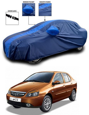 ANTHUB Car Cover For Tata Indigo eCS (With Mirror Pockets)(Blue)