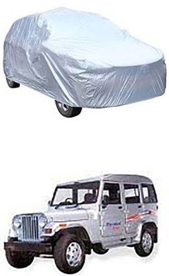 ZTech Car Cover For Mahindra Marshal (Without Mirror Pockets)(Silver)