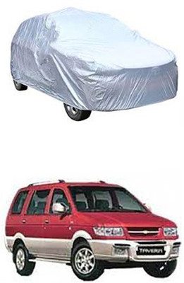ZTech Car Cover For Chevrolet Tavera (Without Mirror Pockets)(Silver)