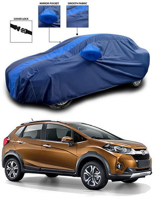 ANTHUB Car Cover For Honda WRV (With Mirror Pockets)(Blue)