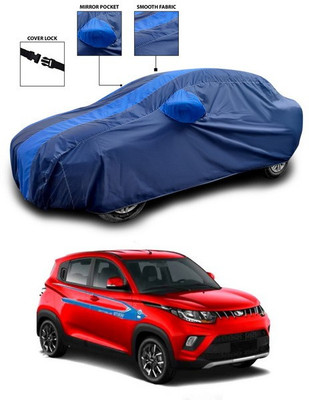 ANTHUB Car Cover For Mahindra e-Verito (With Mirror Pockets)(Blue)