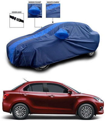 ANTHUB Car Cover For Maruti Suzuki Dzire (With Mirror Pockets)(Blue)